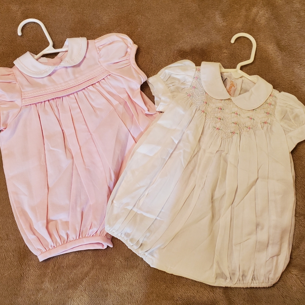 3 mo 2 Bubble Suits Traditional Smocked Boutique